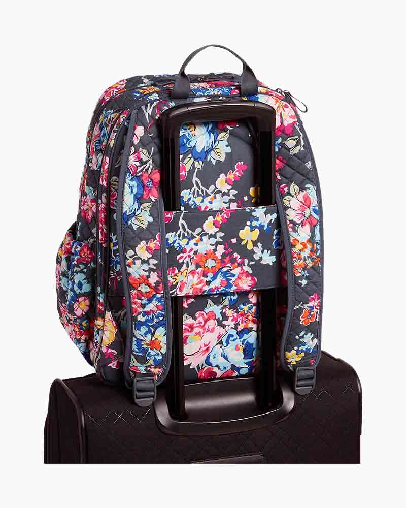 vera bradley iconic campus backpack pretty posies