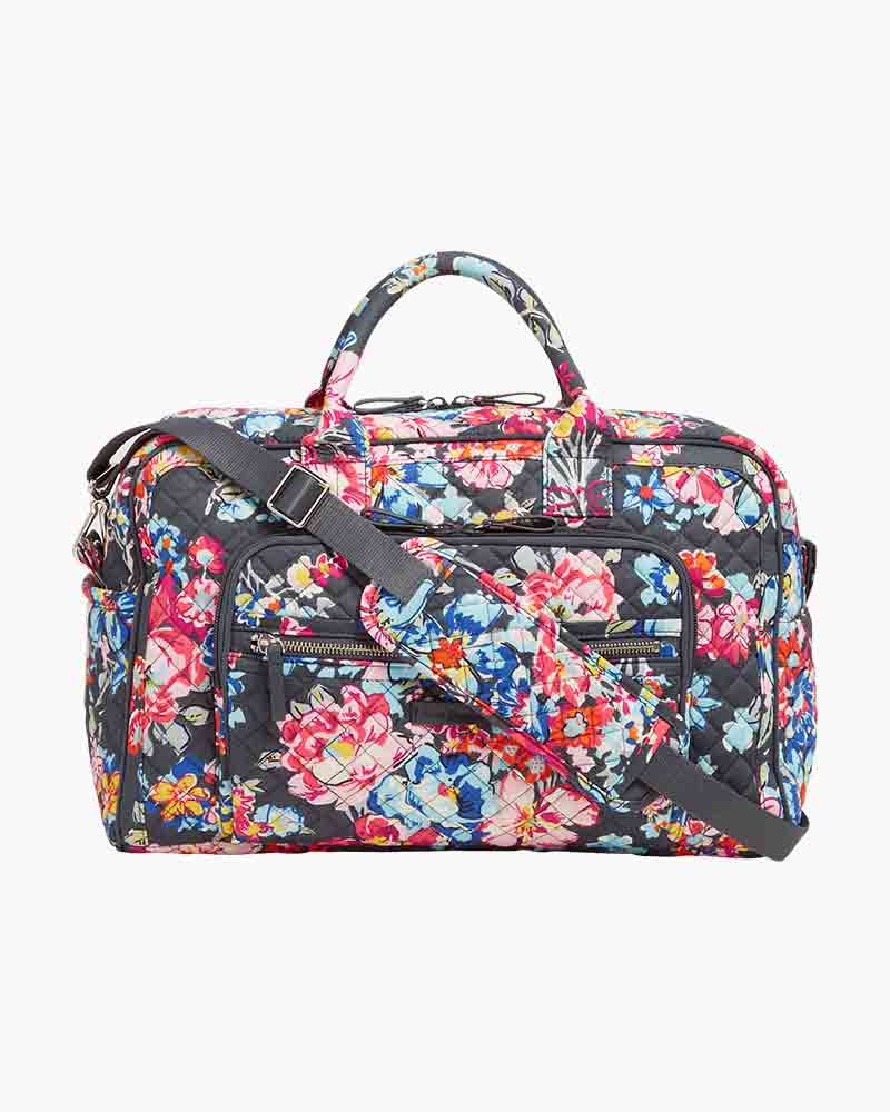 vera bradley iconic compact weekender travel bag