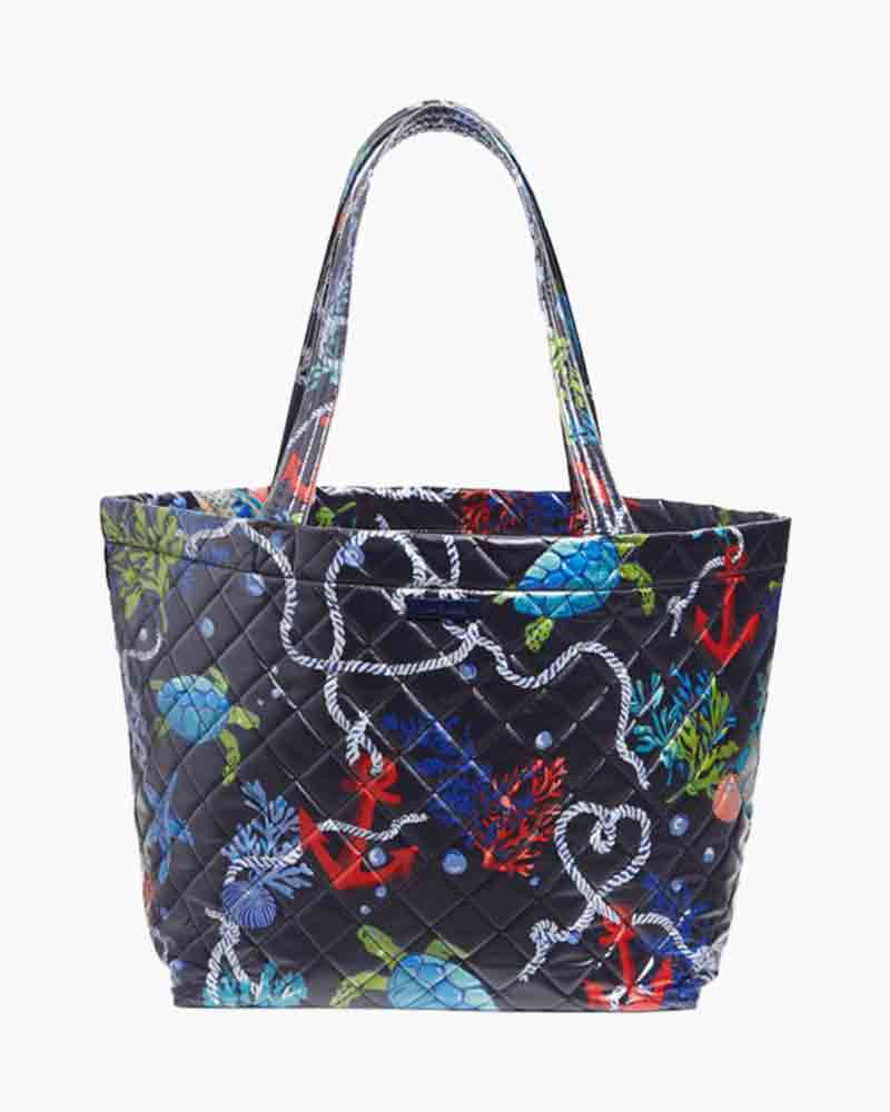 vera bradley quilted beach tote