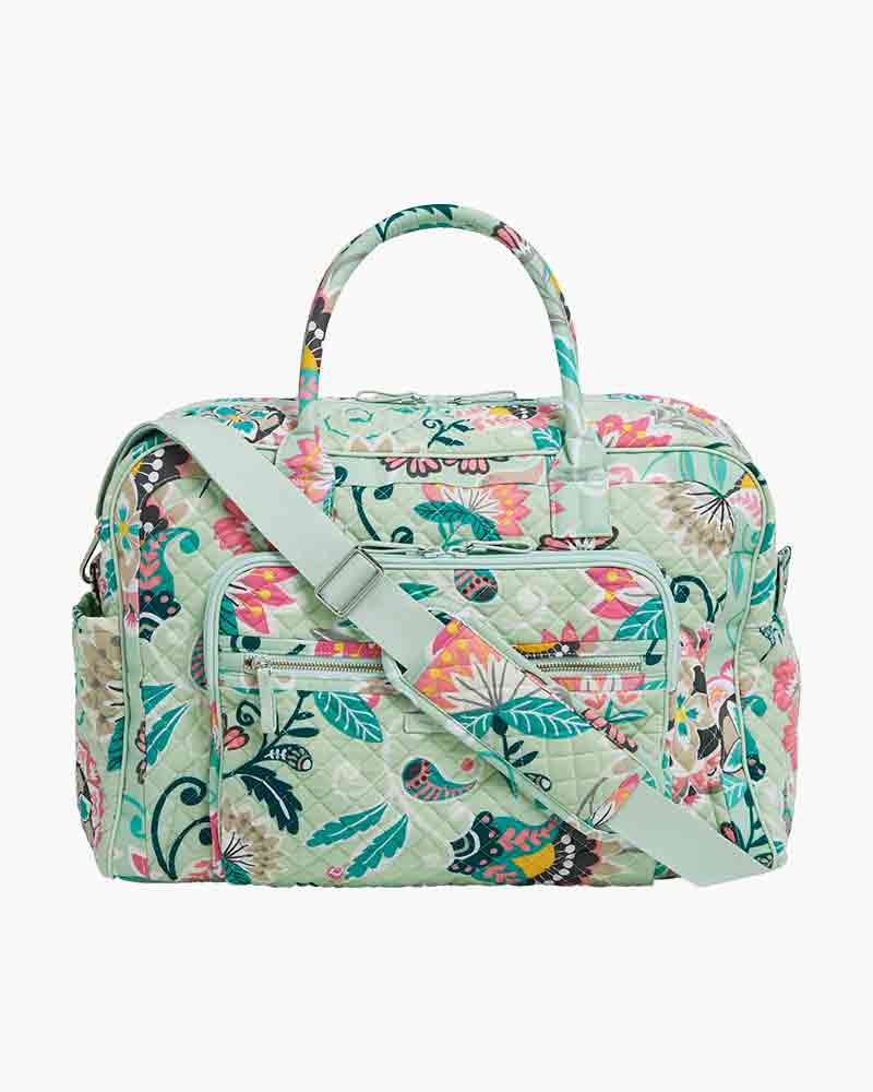 vera bradley iconic travel bag