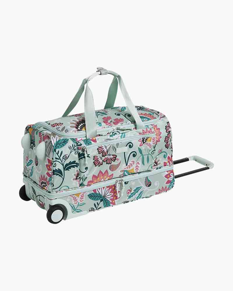 lighten up foldable rolling duffel