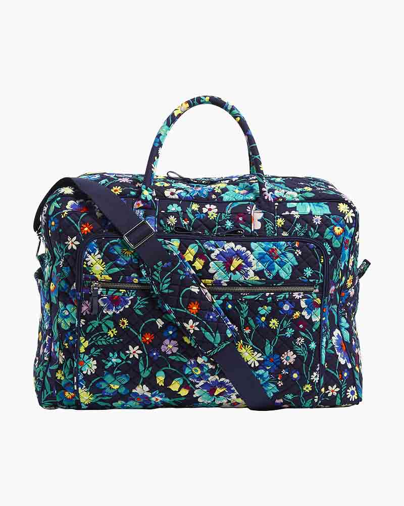 vera bradley iconic grand weekender travel bag