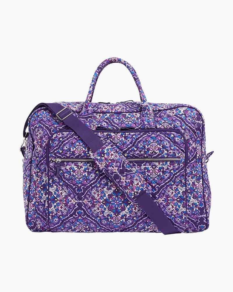 vera bradley iconic grand weekender travel bag