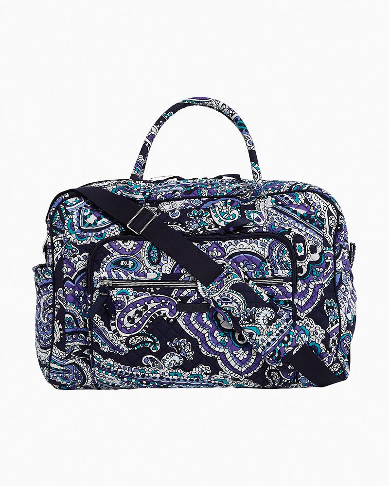 vera bradley iconic compact weekender travel bag