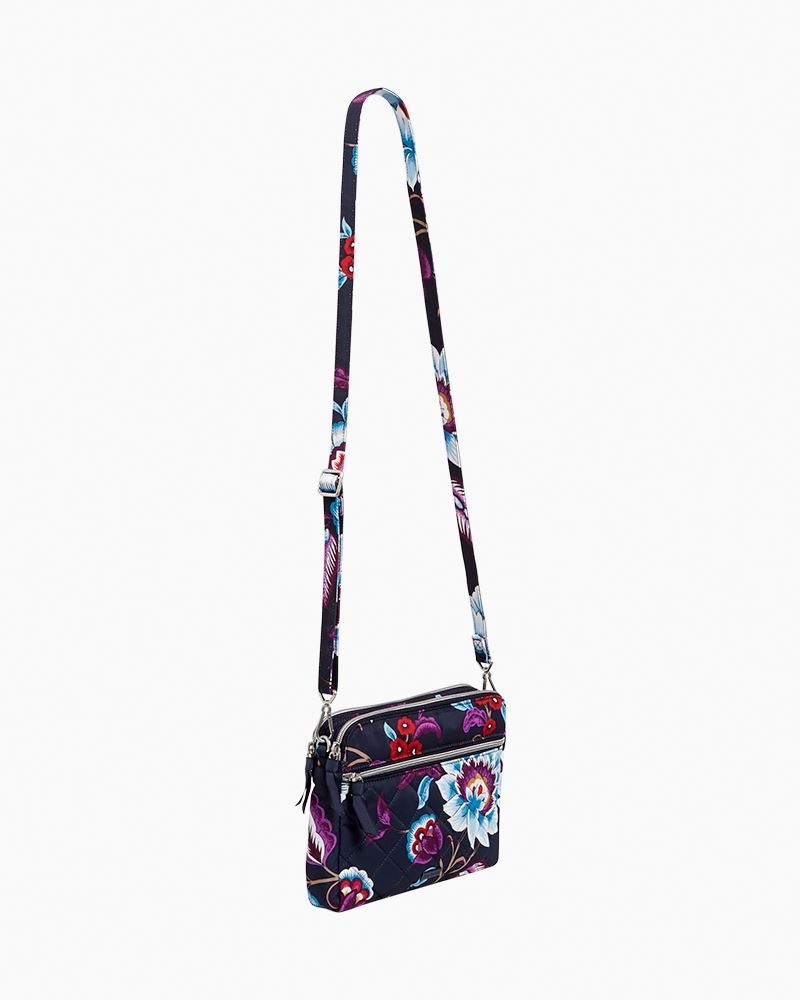 vera bradley medium triple compartment crossbody