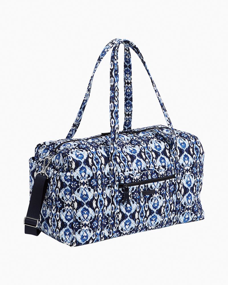 Vera Bradley Large Travel Duffel Bag In Ikat Island | The Paper Store