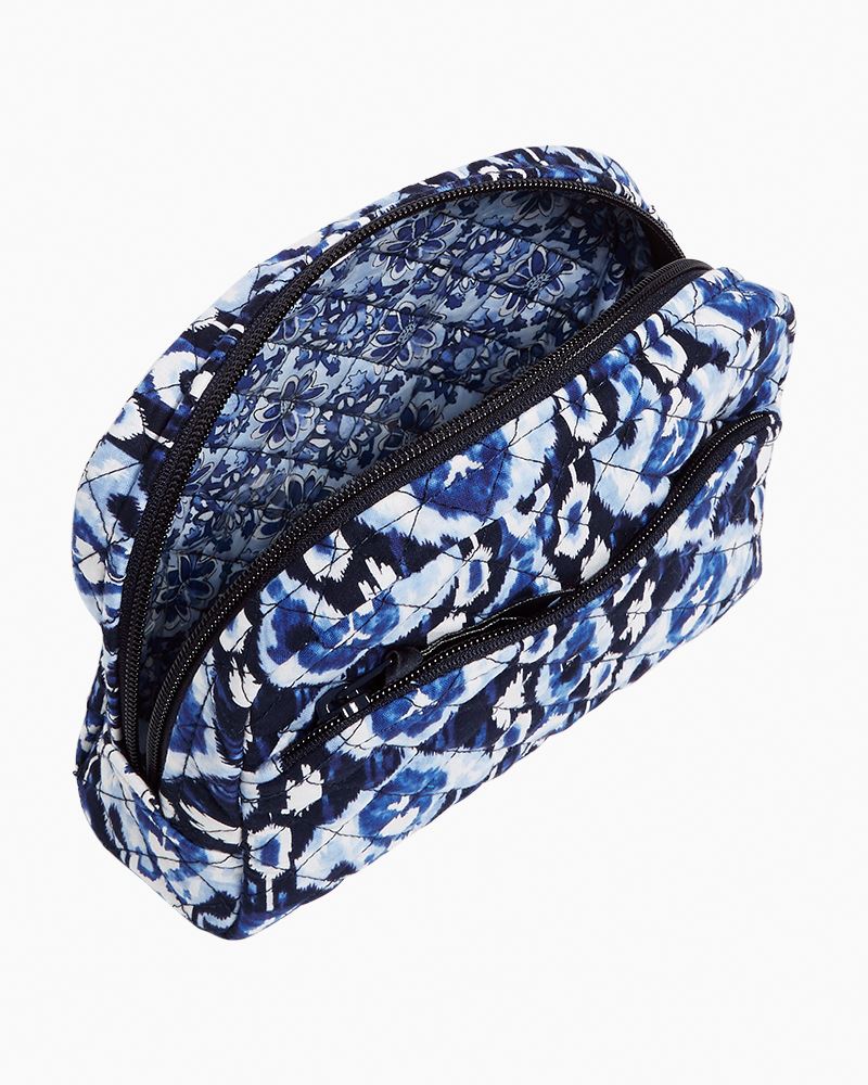 Vera Bradley Medium Cosmetic Bag in Ikat Island | The Paper Store