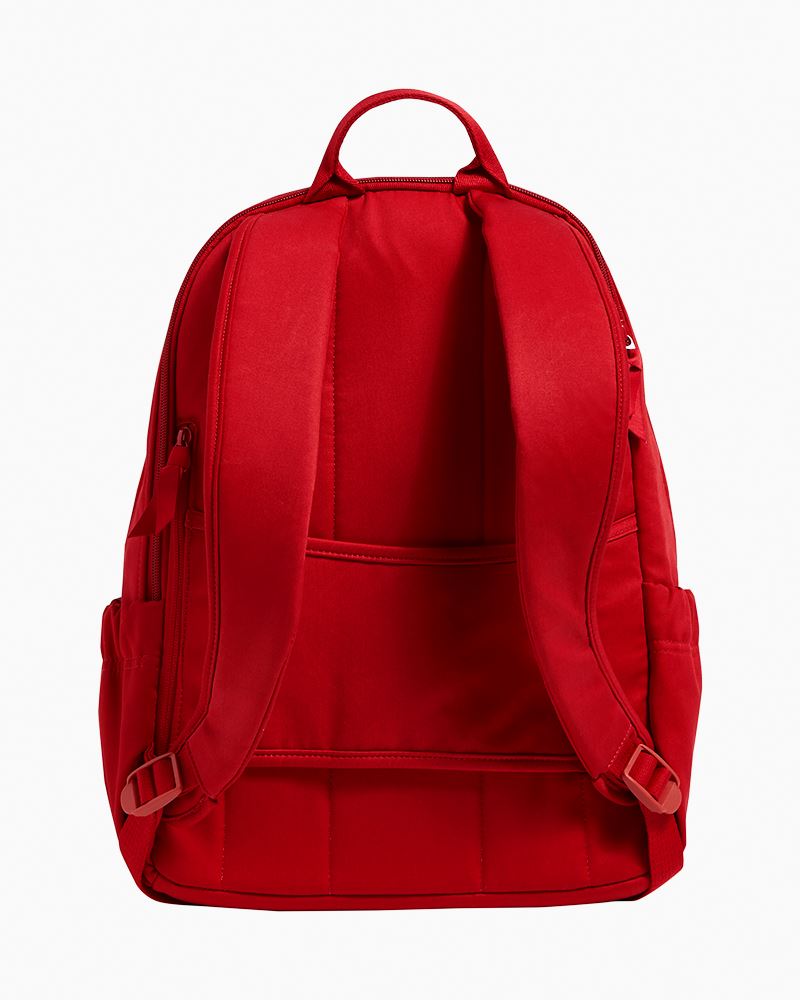 Vera Bradley Campus Backpack in Cardinal Red