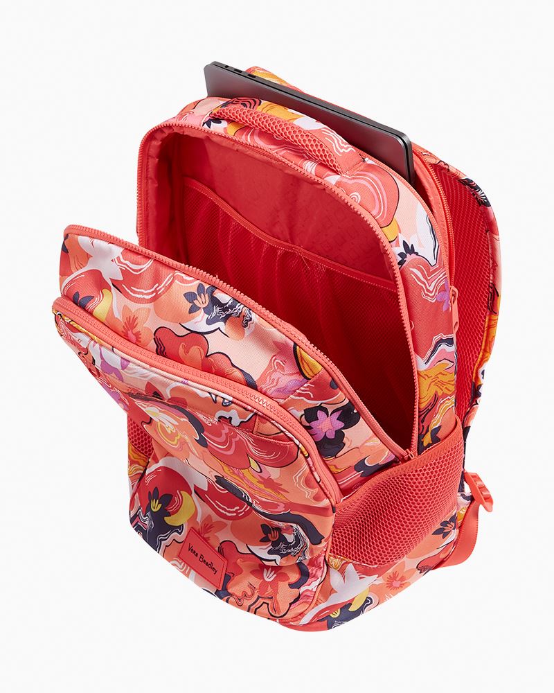 Clearly Colorful Large Backpack Set in Tranquil Medallion