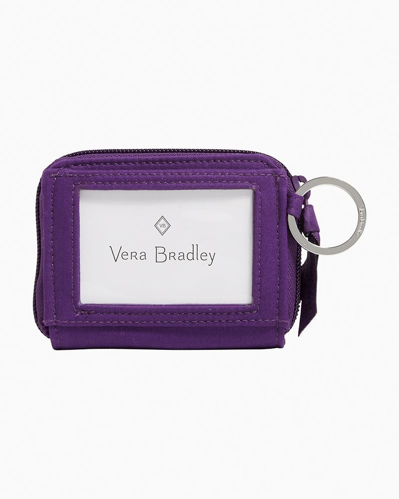 Vera Bradley RFID Small Bifold Wallet Hanging Around Purple NWT MSRP $69