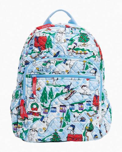 Vera Bradley Peanut’s Ski Slope Jump Snoopy Sling Backpack Purse 2024 Bag