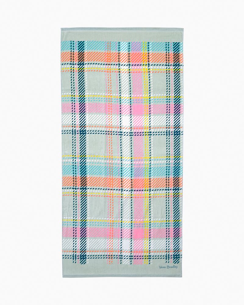 Double Sided Beach Towel - Pastel Plaid - Vera Bradley – Red Barn Company  Store