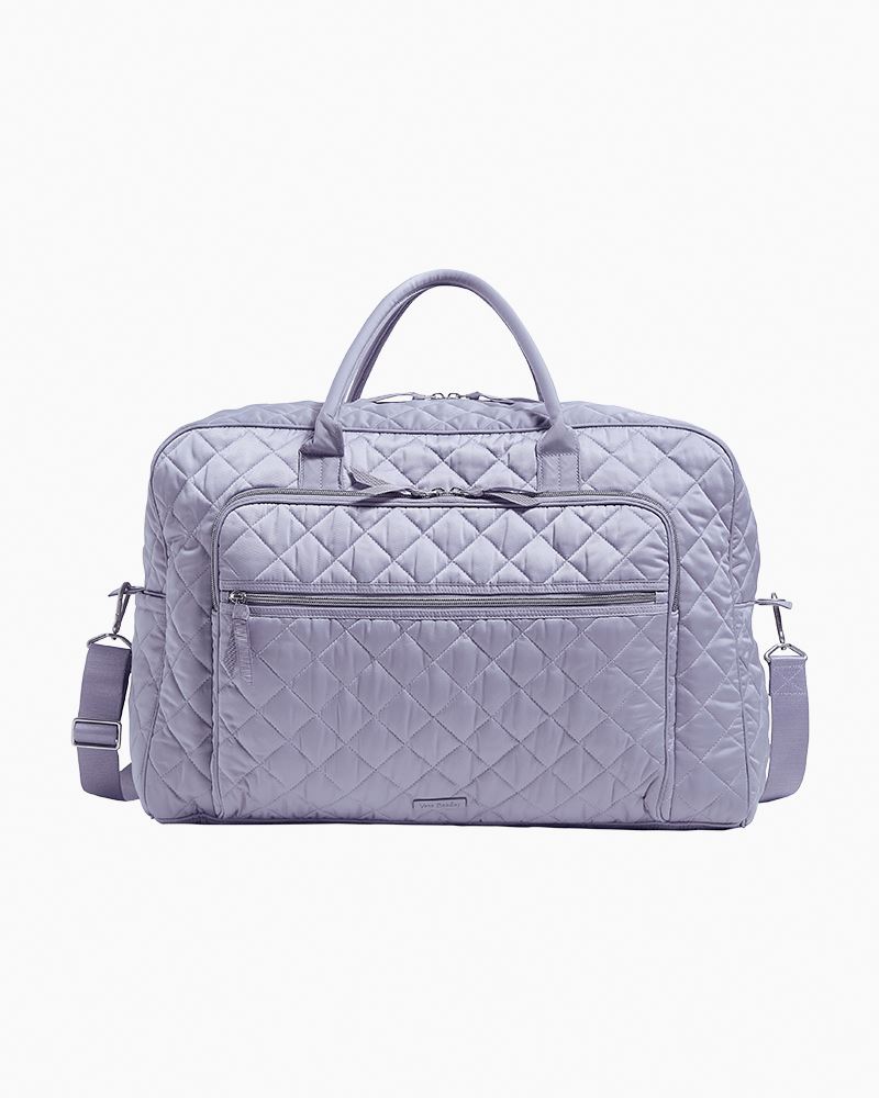 Vera Bradley Grand Weekender Travel Bag in Lavender Sky | The