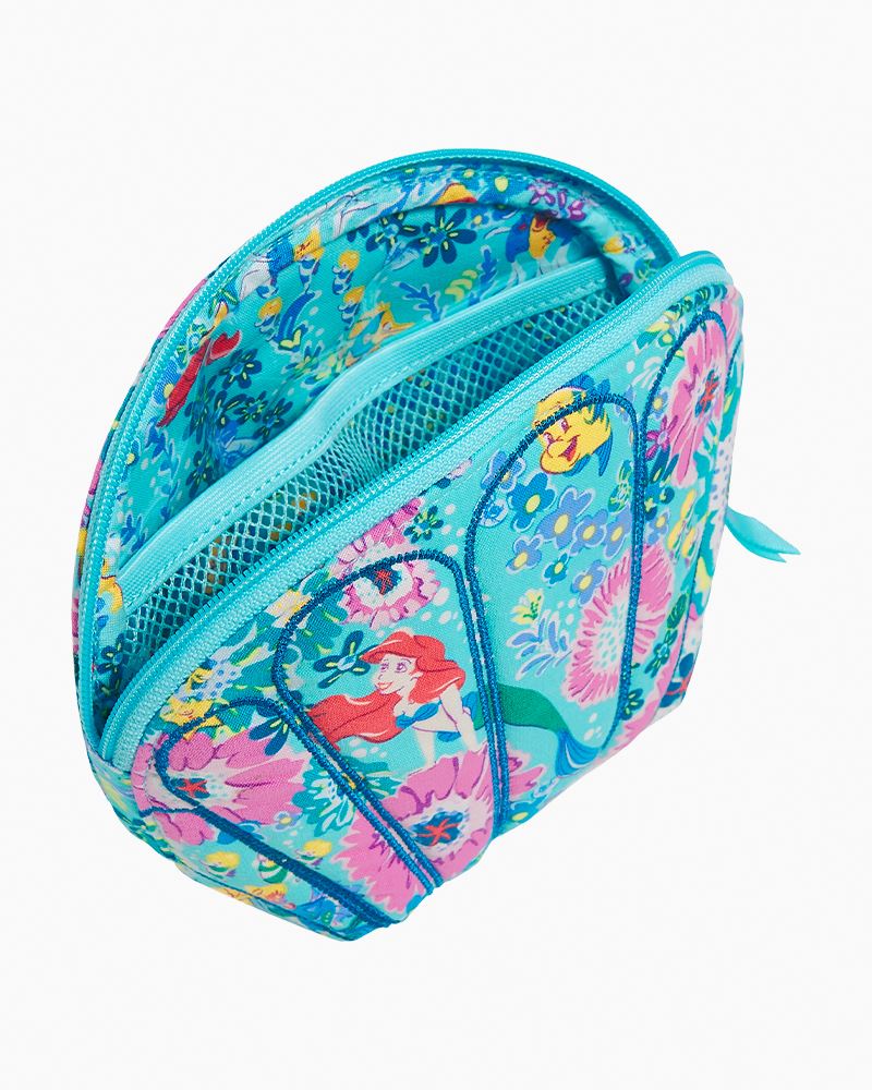 Vera Bradley Little Mermaid Ariel outlet Floral Shell Cosmetic