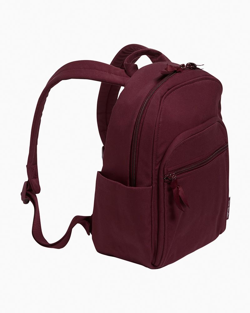 Vera Bradley Small Backpack in Mulled Wine | The Paper Store