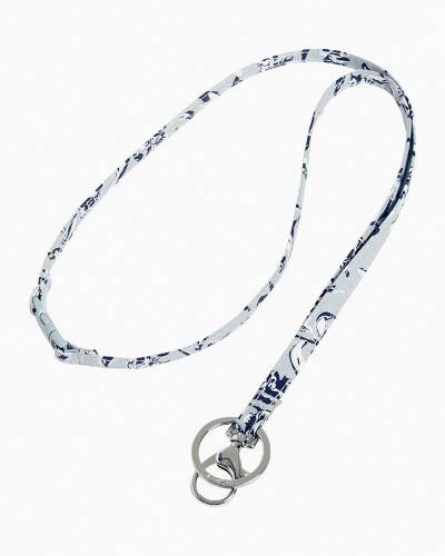 Vera Bradley Wide Loop Keychain in Tranquil Medallion