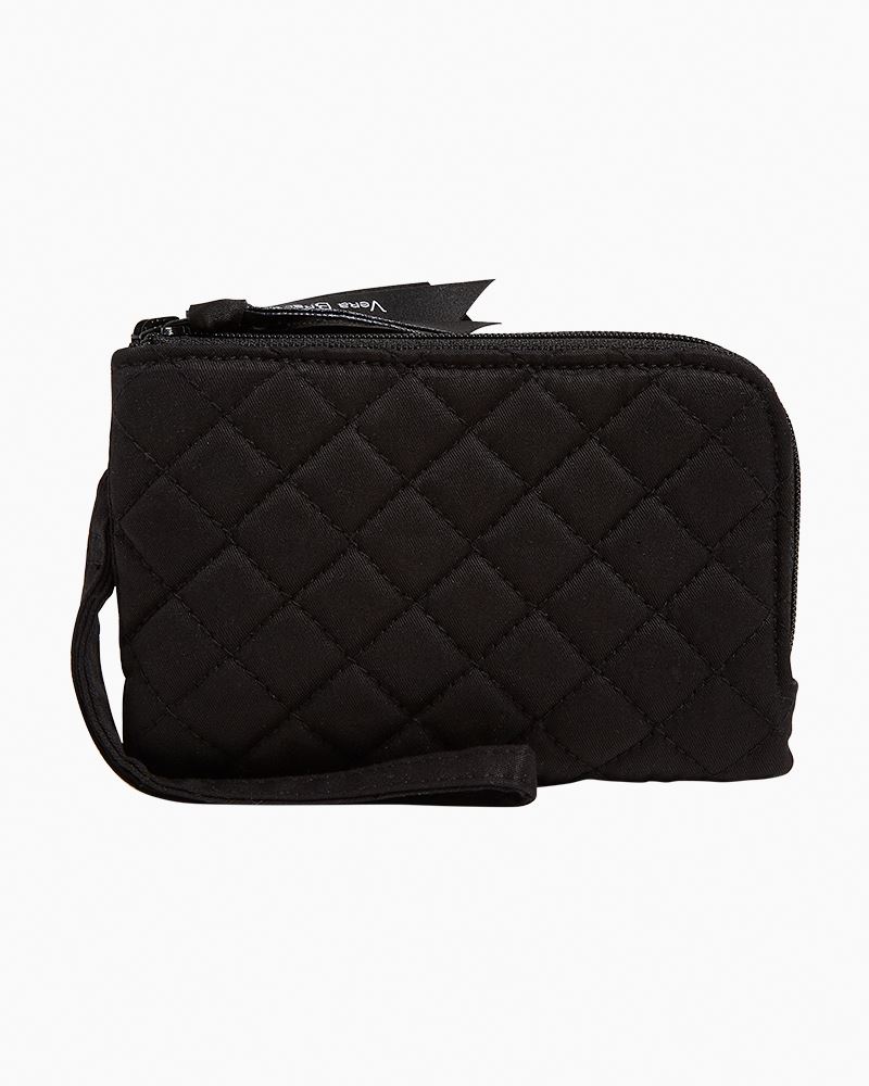 Vera bradley black quilted wallet sale