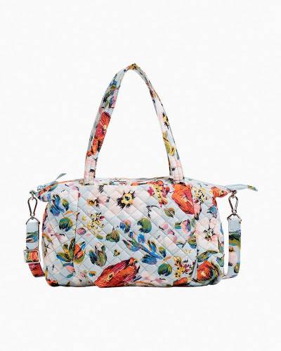 Vera Bradley Carson Mini Shoulder Bag 24437N33 MINT Flowers