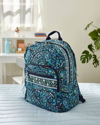 Newest Vera Bradley Campus Backpack in Garden Dream