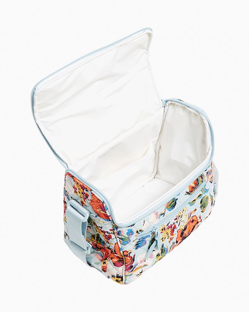 Blue ReActive Lay Flat Lunch Box - Sea Air Floral