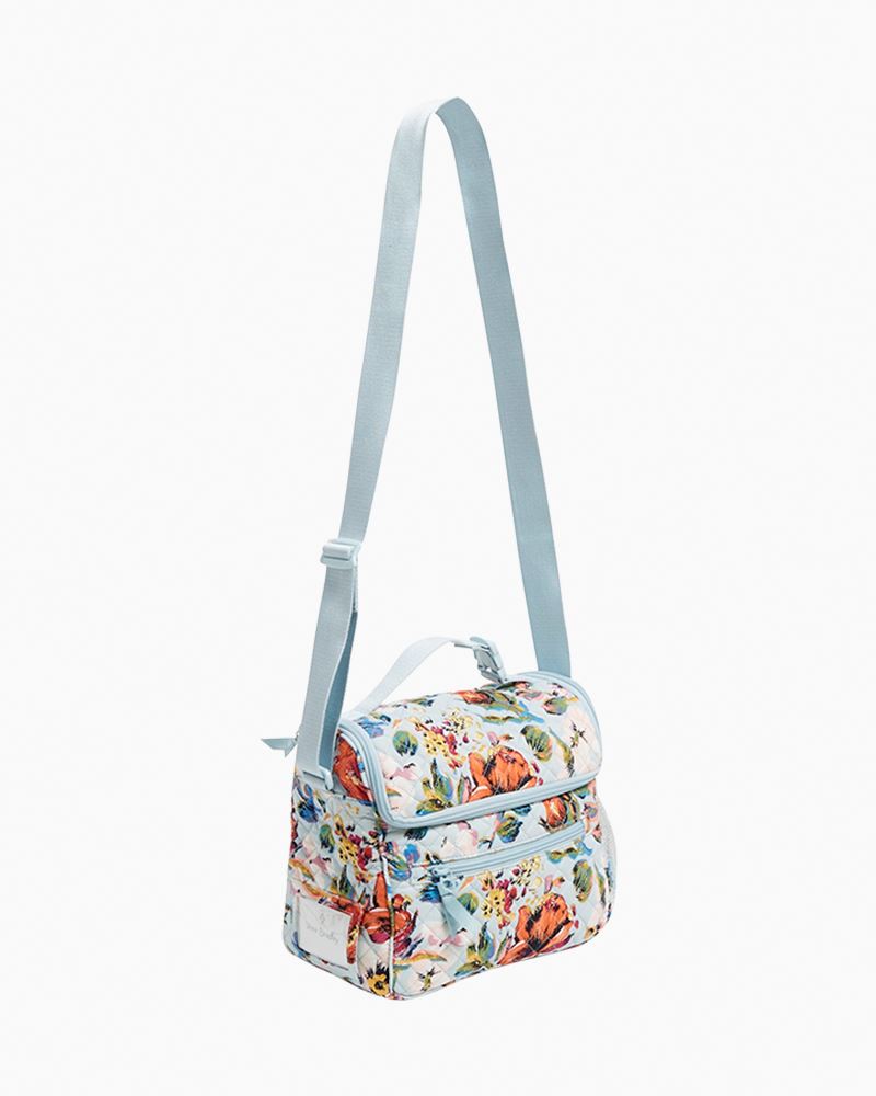 Blue ReActive Lay Flat Lunch Box - Sea Air Floral