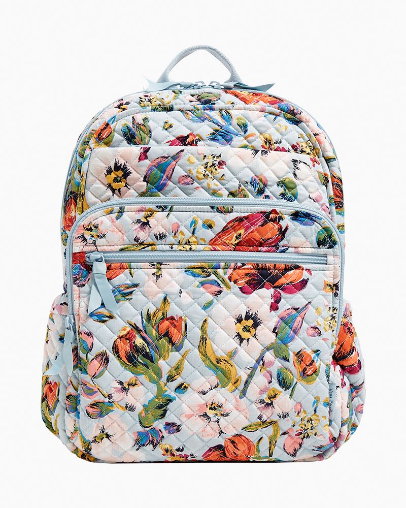 VERA 2024 BRADLEY Campus Laptop Backpack in Camo Floral