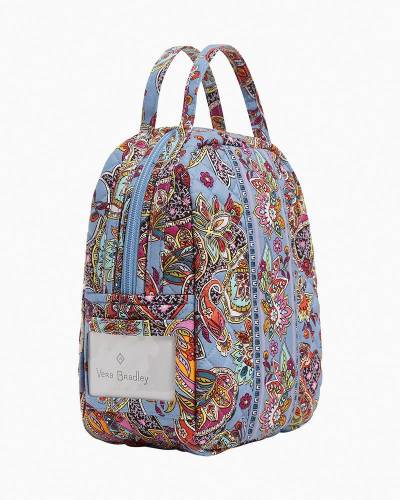 Vera hotsell Bradley Deluxe Lunch Bunch Box Cooler Bag Prairie Paisley Pink Floral NWT