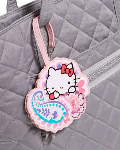 Vera Bradley Frannie Crescent Hello Kitty Gingham Crossbody