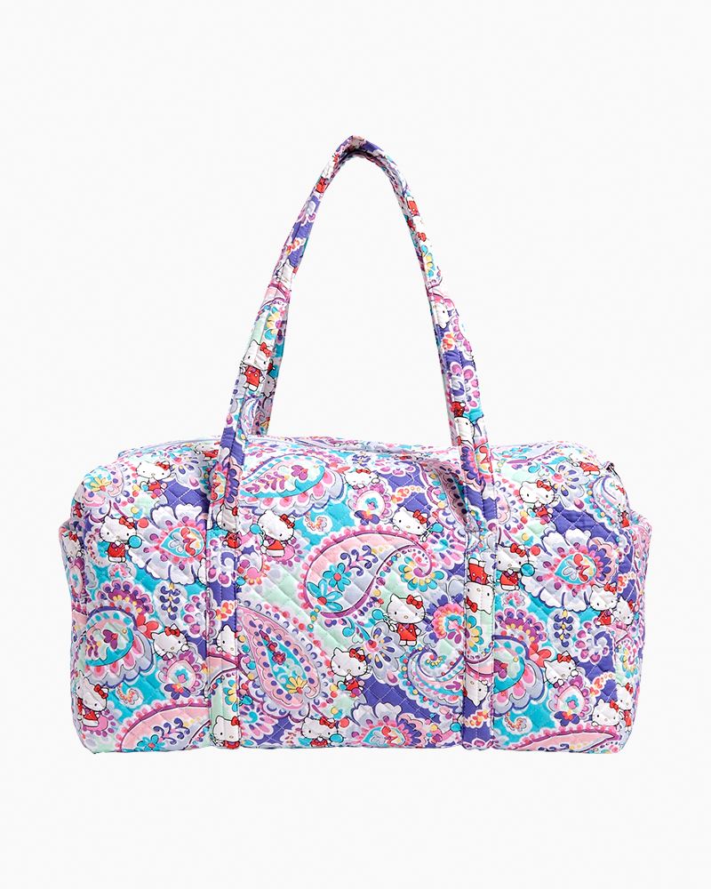 Vera Bradley Hello Kitty Paisley Large Travel Duffle Bag