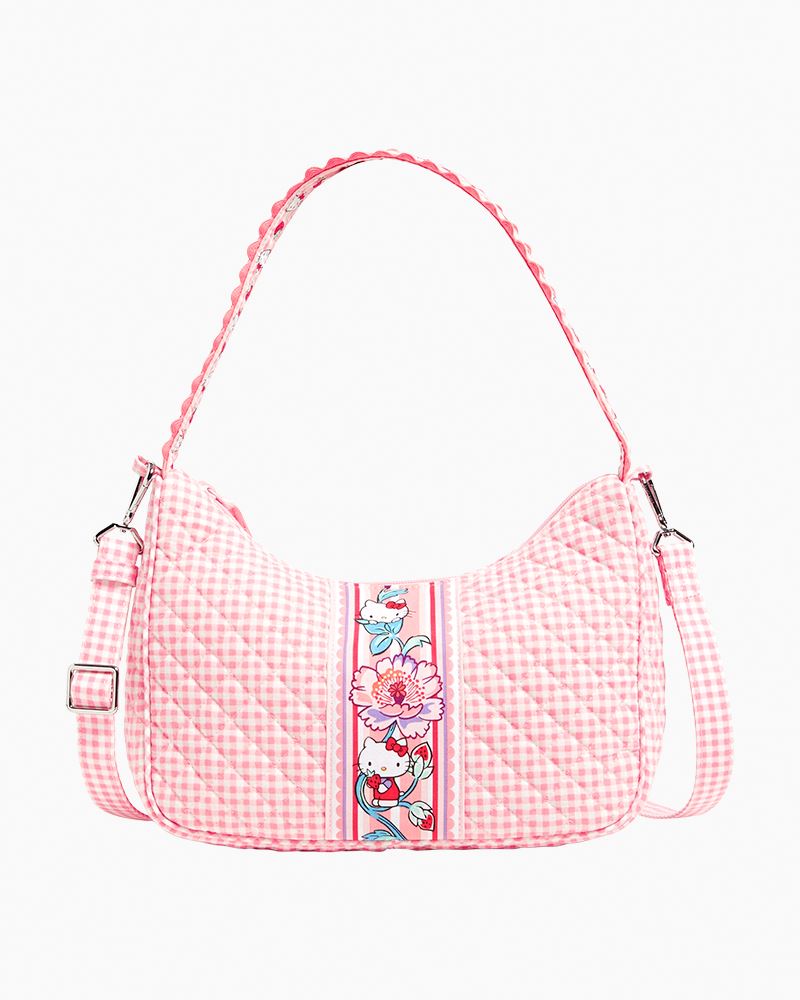 Hello Kitty Gingham Crossbody Bag