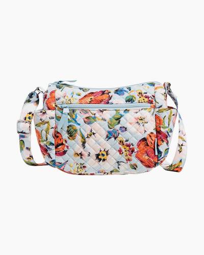 Vera Bradley Women's Cotton Multi-Compartment Shoulder Bag Sea Air Floral 