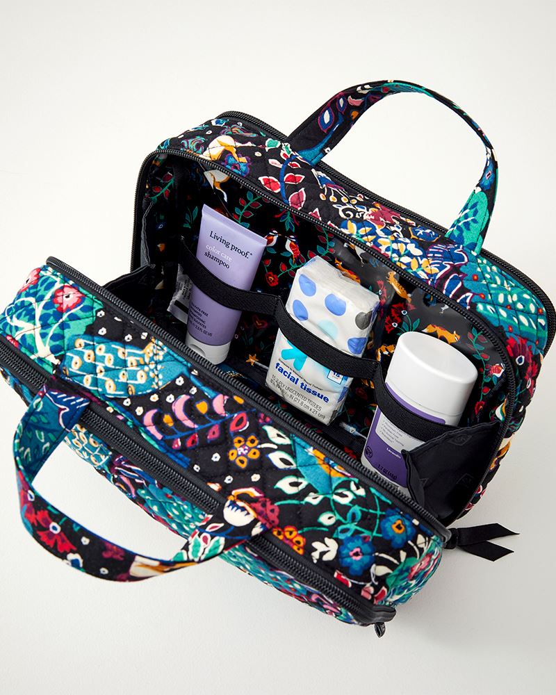 Vera Bradley Women's 4 Piece Cosmetic Makeup Organizer Bag Set, Hope  Blooms, One Size : Amazon.in: Beauty