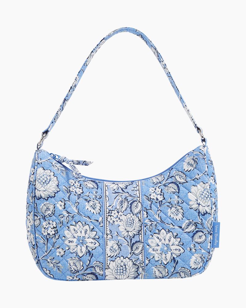 Frannie Crescent Crossbody in Sweet Garden Blue