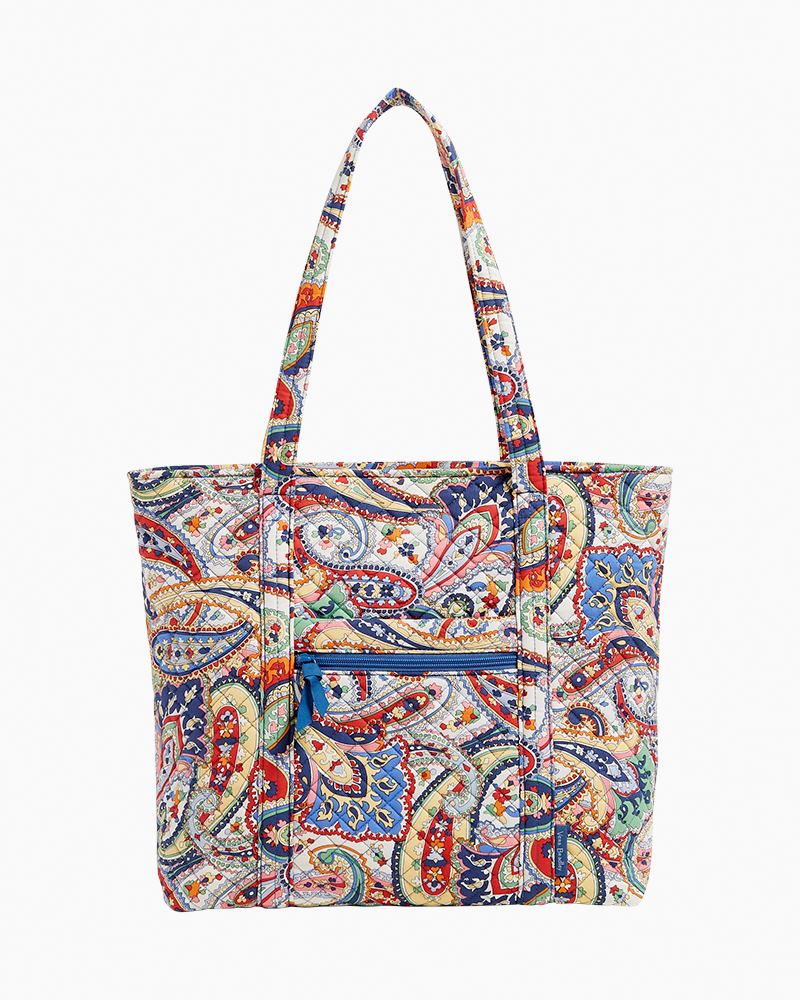 Vera Bradley Turnlock tote bag online Haymarket Paisley NWT