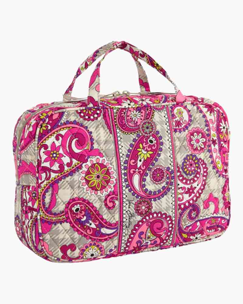 Vera bradley grand online cosmetic bag