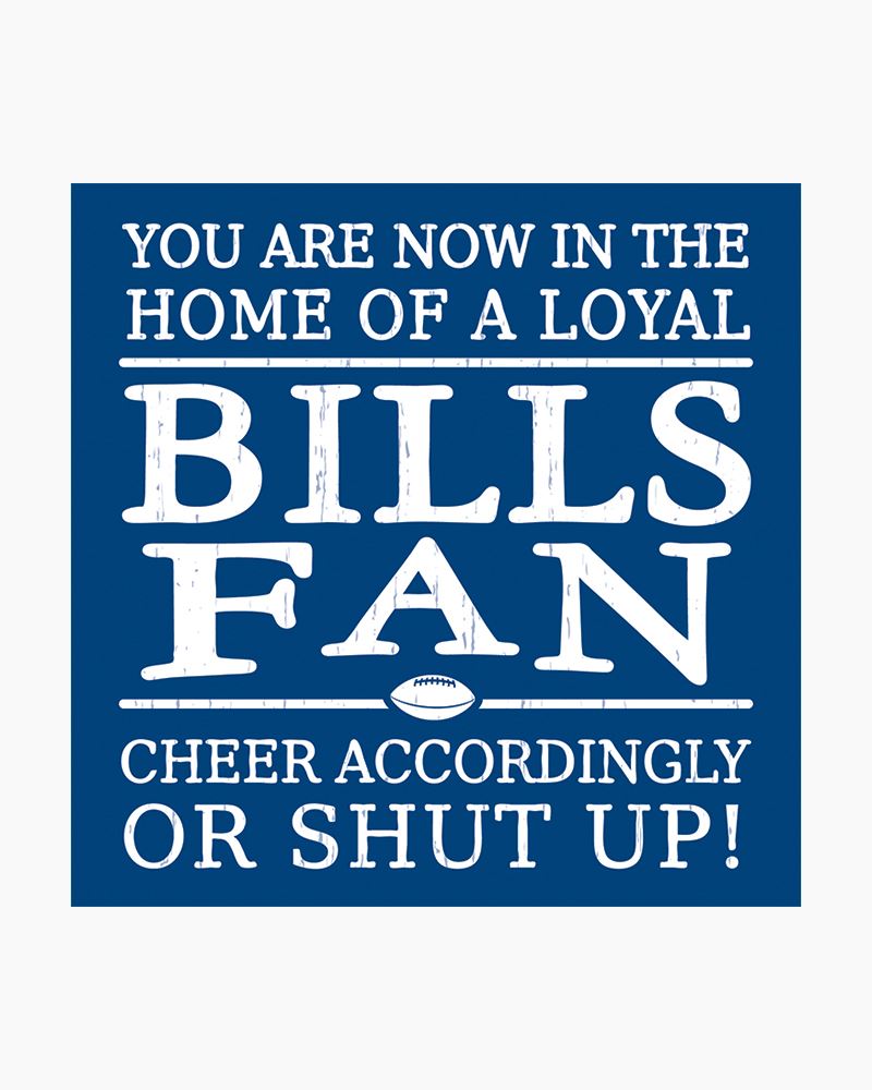 Buffalo Bills Fan Cheer Accordingly Coaster