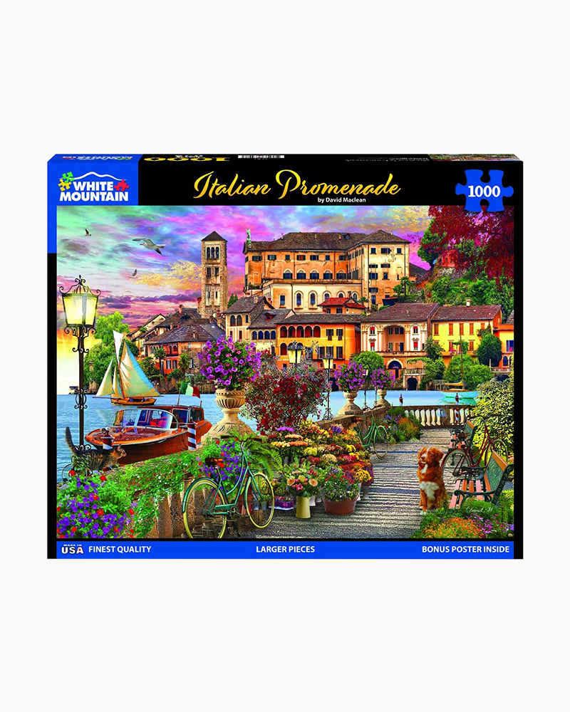 1000 Piece Jigsaw Puzzle - Paris Sunset – White Mountain Puzzles