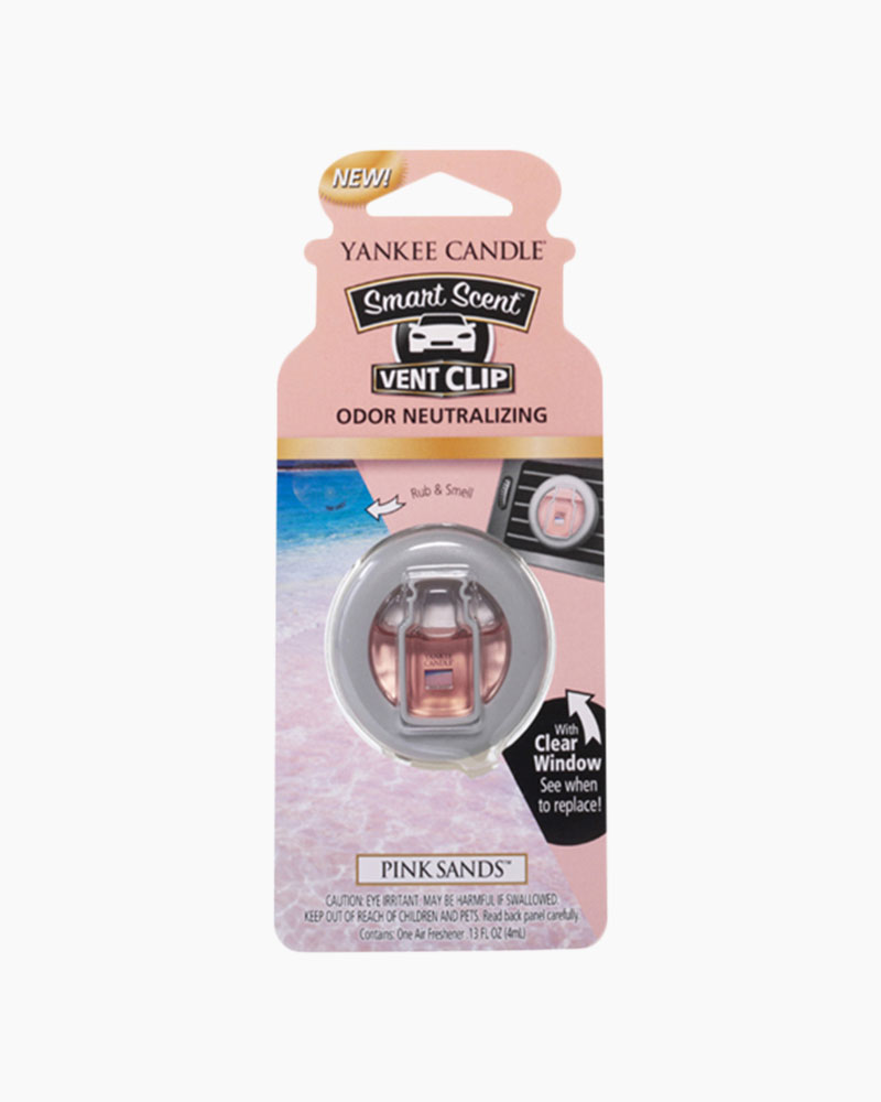 Yankee Candle Smart Scent Vent Clip Pink Sands - Liquid Car Air Freshener