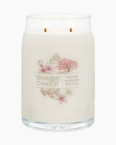 Scented Candle Set Yankee Candle Sakura Blossom Festival Small Tumbler &  Three Filled Votive Gift Set