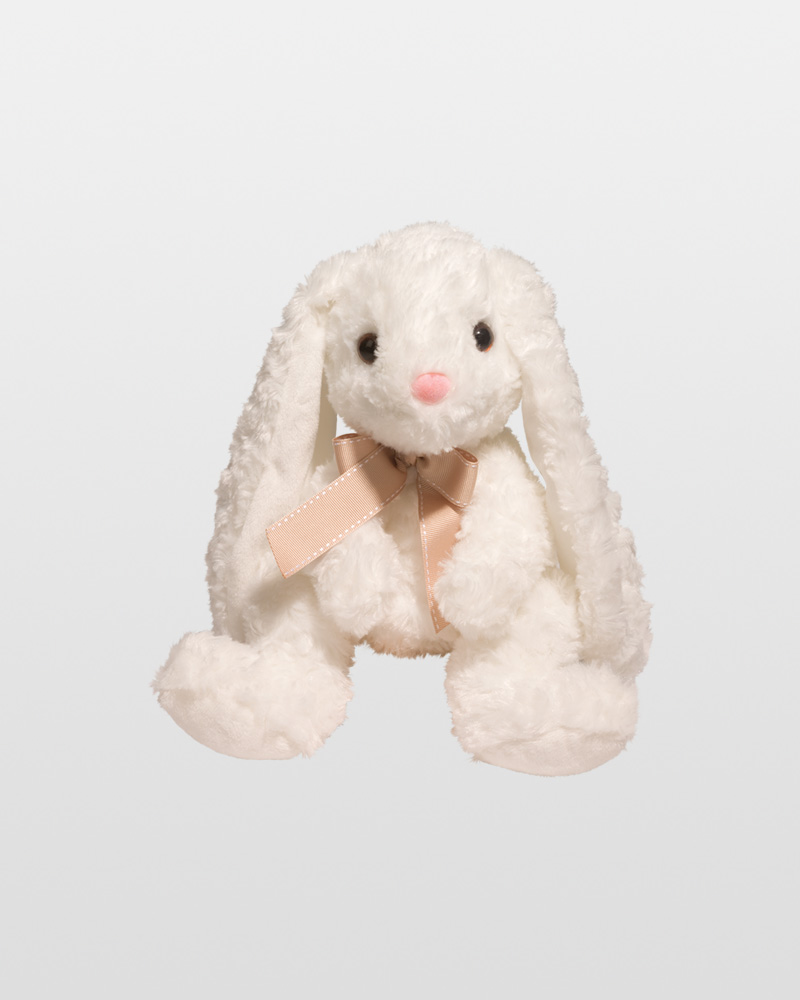 white bunny plush