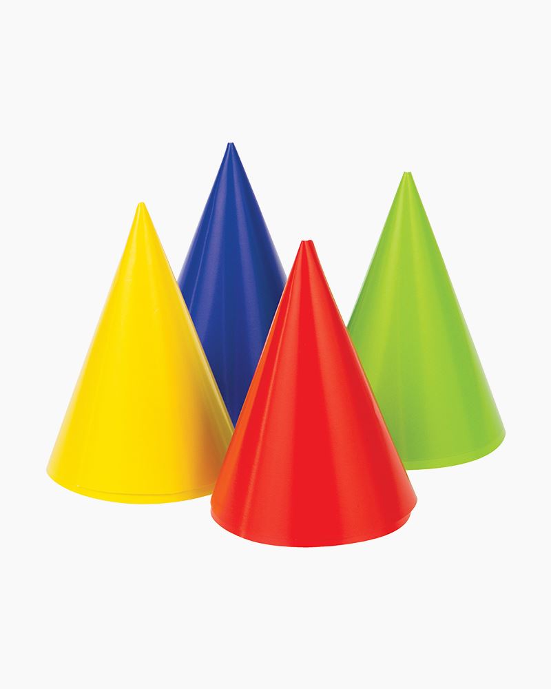 coloured party hats