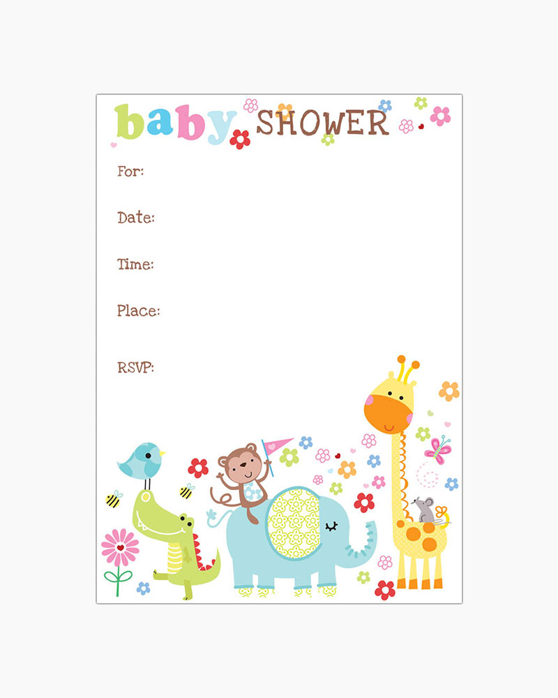 baby shower invitations in store