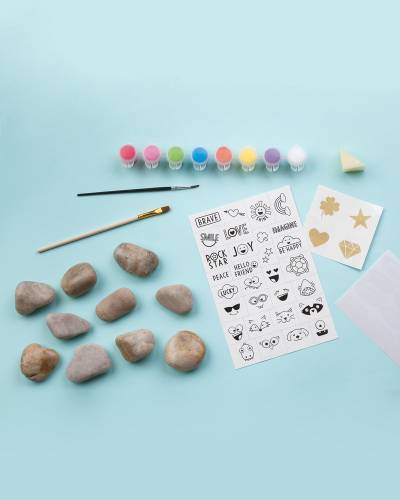 Hide & Seek Dot A Rock Painting Kit