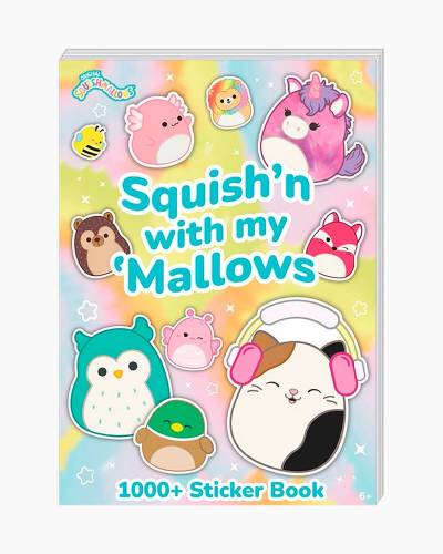 Sticker Book - Includes 2000+ Stickers & 10 Sticker Collector Squishmallows