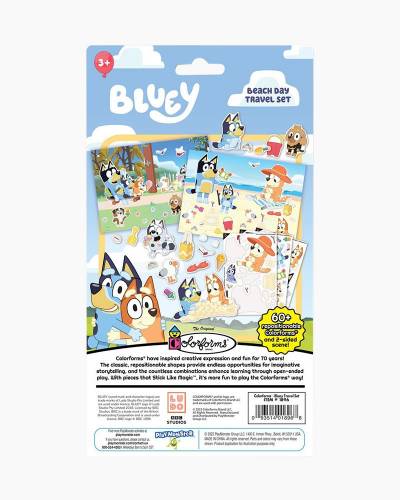 PlayMonster Bluey Colorforms Travel Playset | The Paper Store