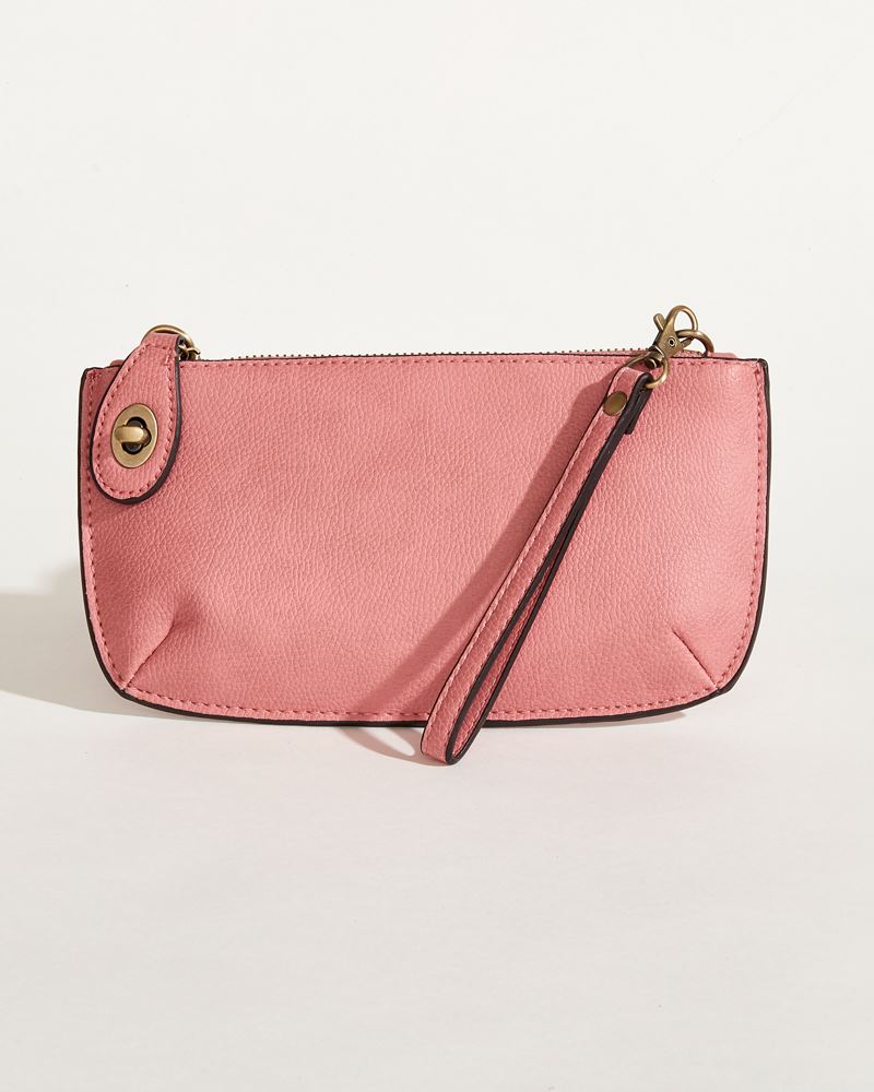 wristlet with crossbody strap