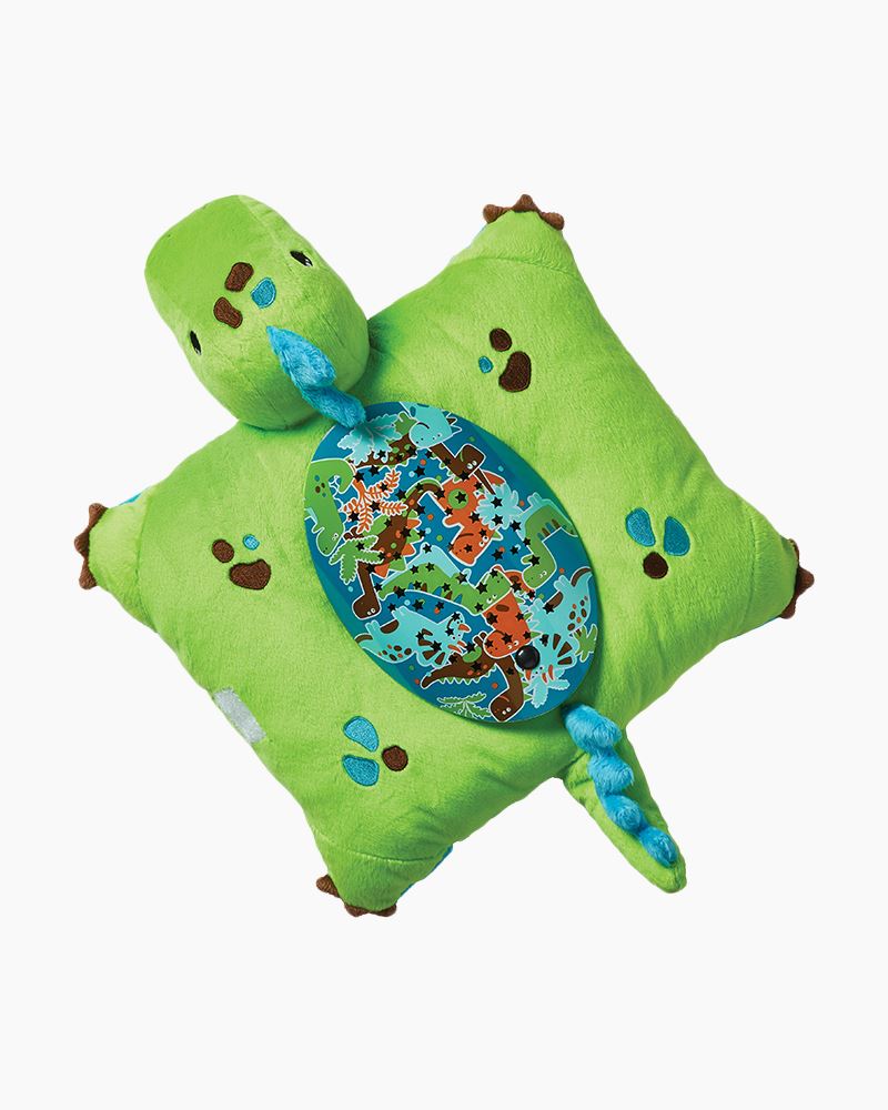 pillow pets green dinosaur sleeptime lite