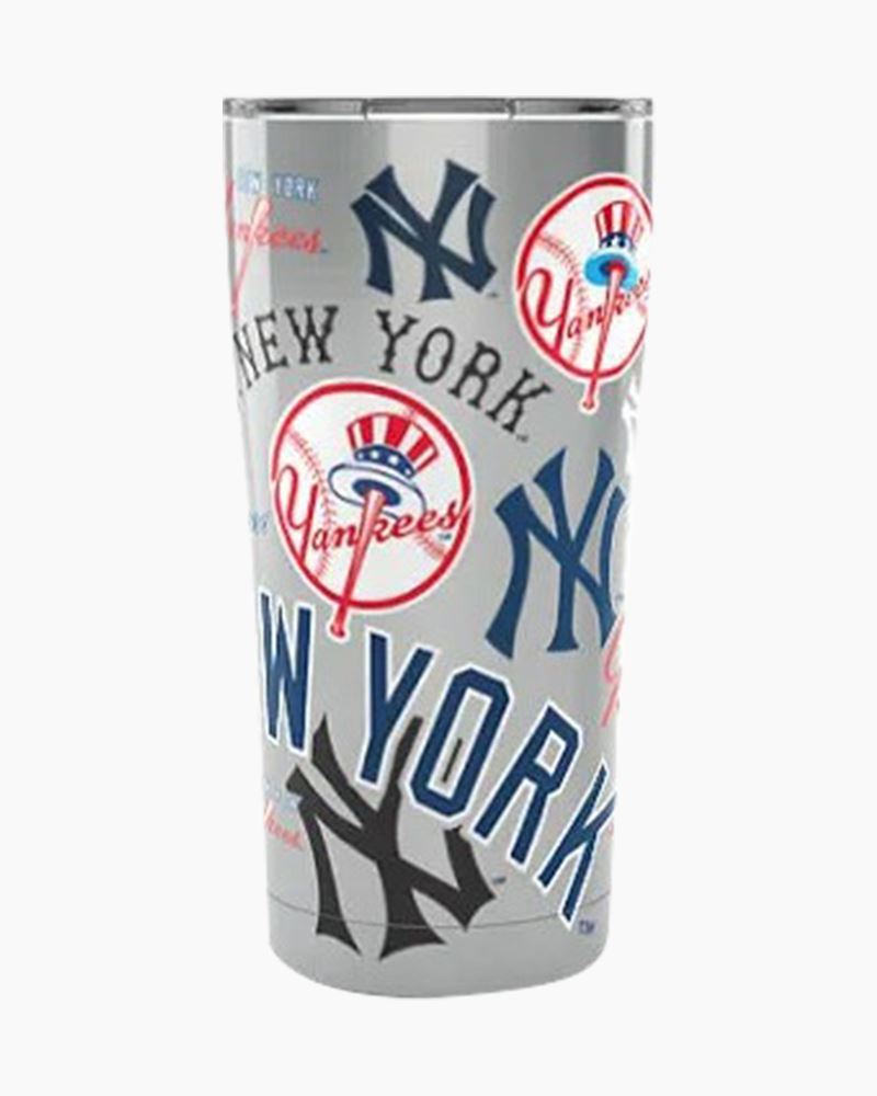 Tervis MLB 20 oz New York Yankees Multicolored BPA Free Tumbler with Lid