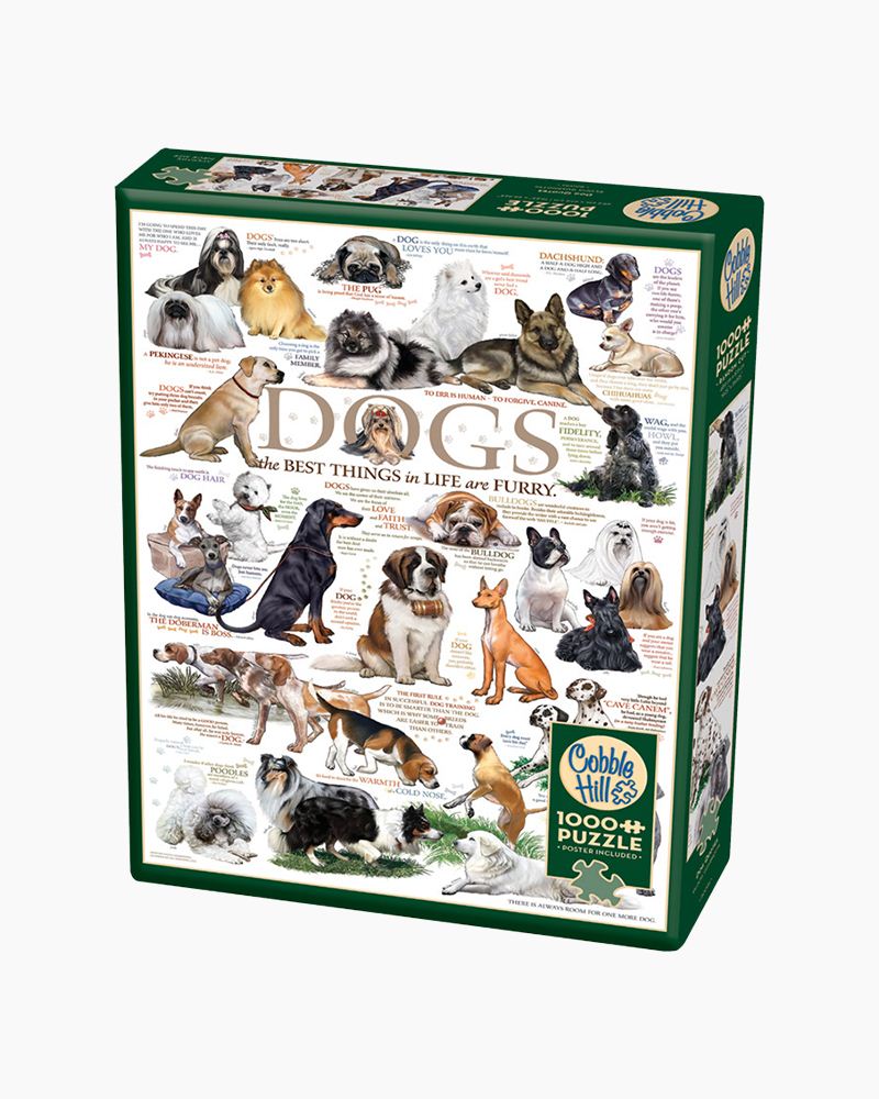 Paper Dogs 1000 PC Puzzle