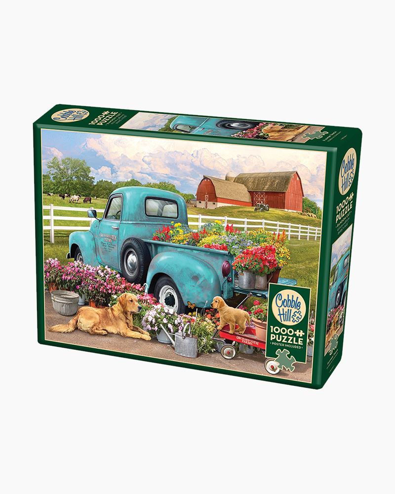 Cobble Hill Flower Truck Jigsaw Puzzle (1,000 pc.)